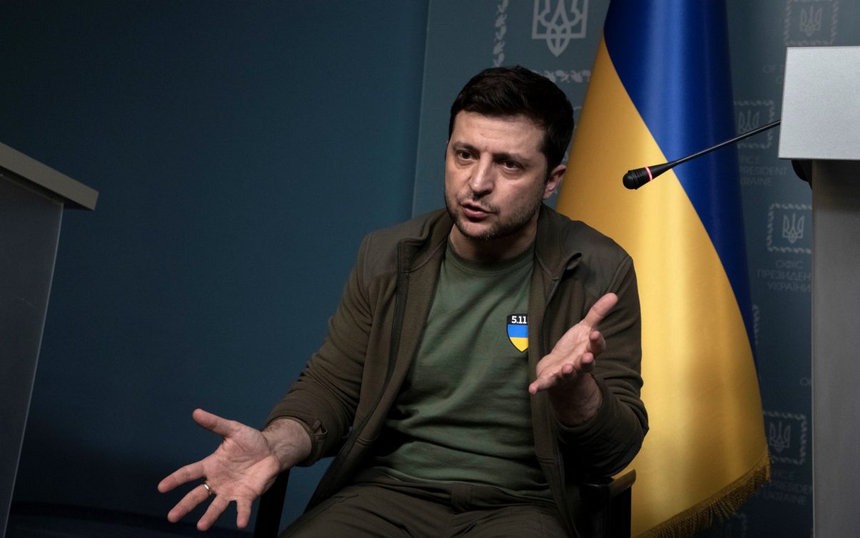 comunicazione di guerra Presidente Zelensky